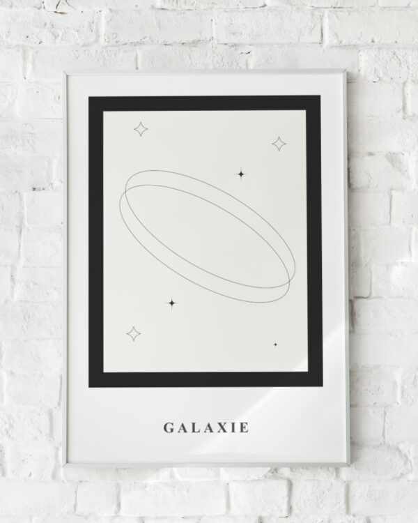 Maerkelig Galaxie Plakat