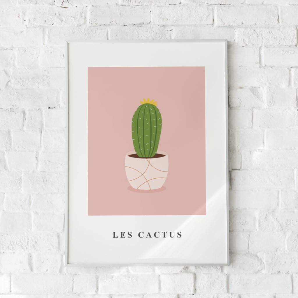 Maerkelig Les CACTUS plakat