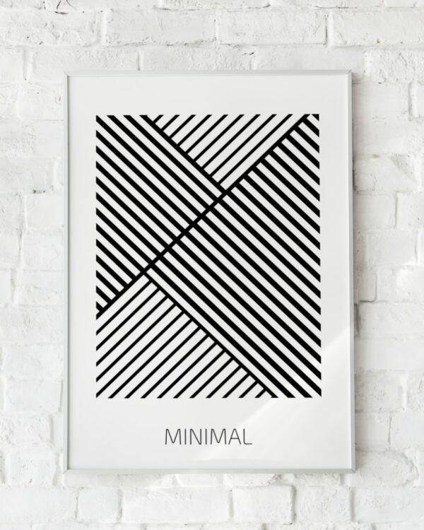 Maerkelig Minimal Plakat