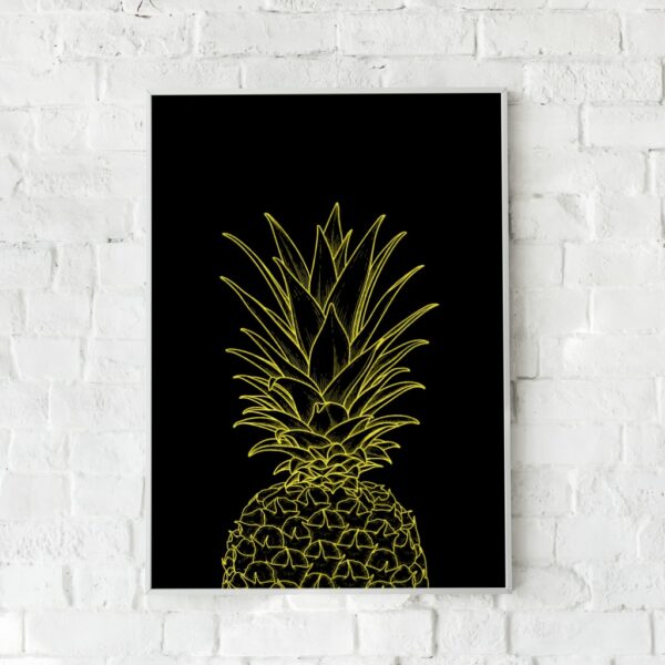 Maerkelig Pineapple plakat