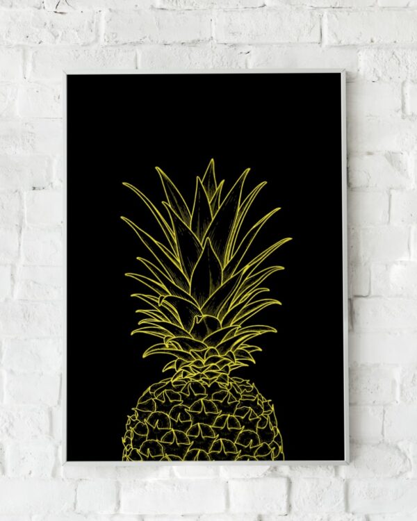 Maerkelig Pineapple plakat