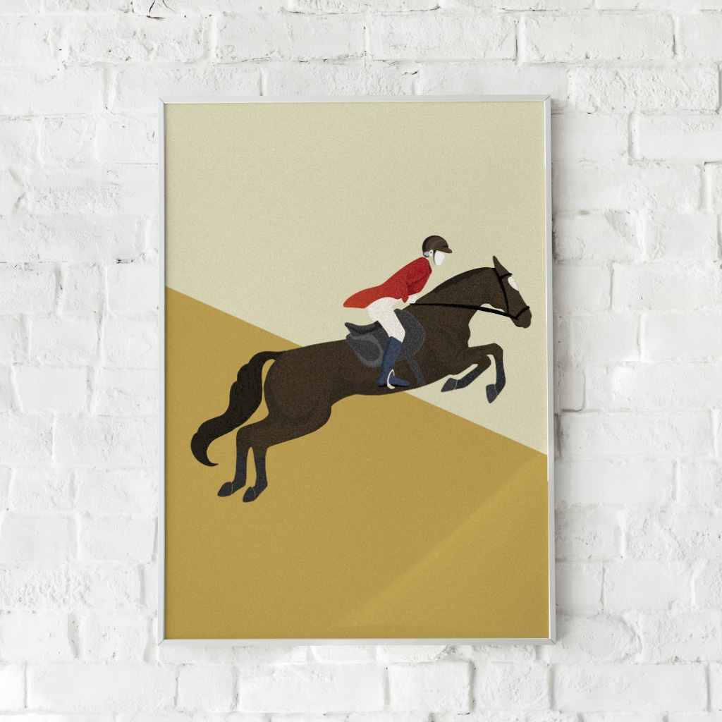 Maerkelig Cheval Plakat