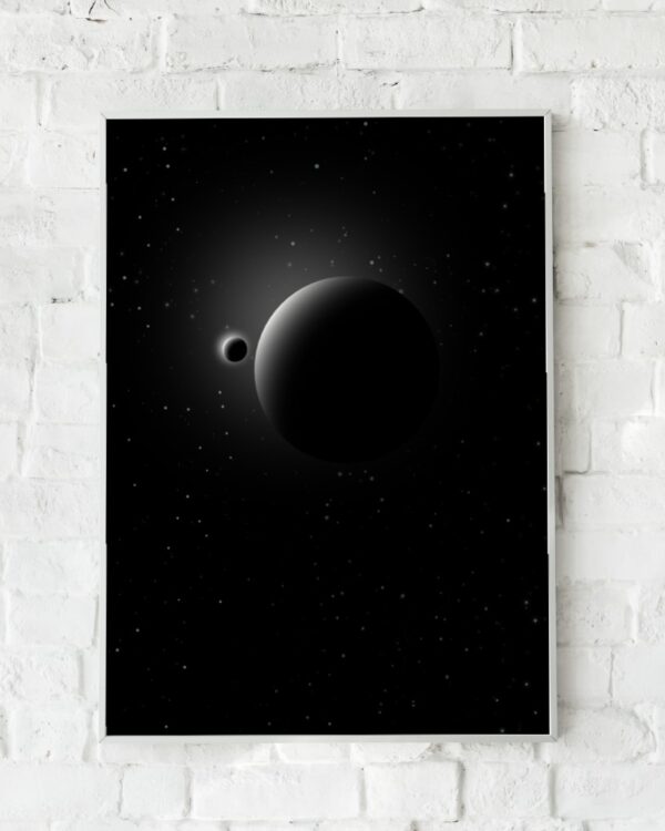 Maerkelig Eclipse Plakat