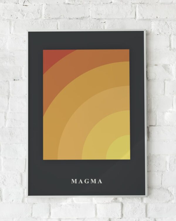 Maerkelig Magma plakat