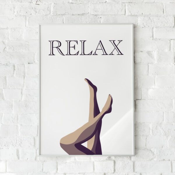 Maerkelig Relax plakat